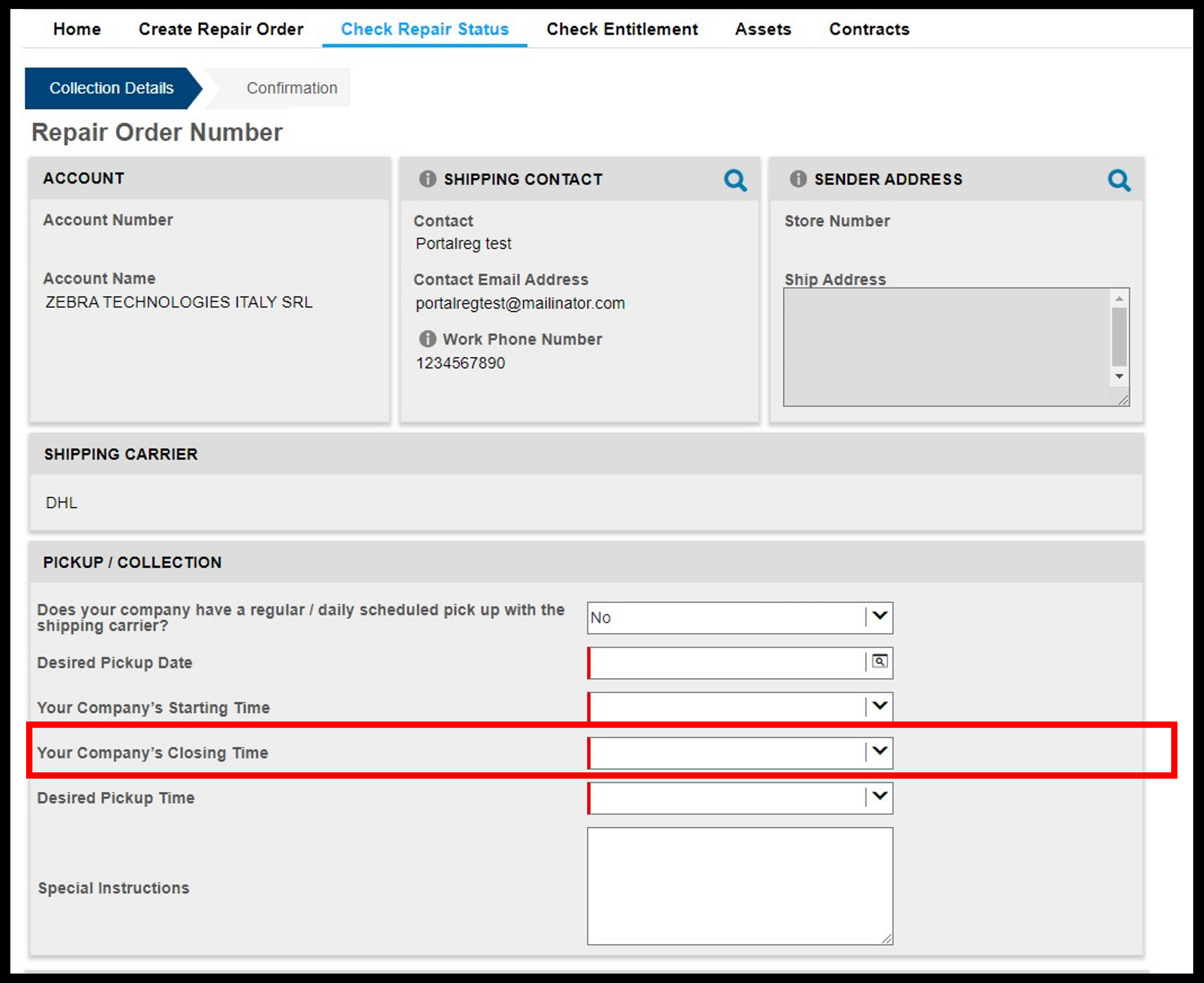 Generate a Shipping Label Screenshot 10