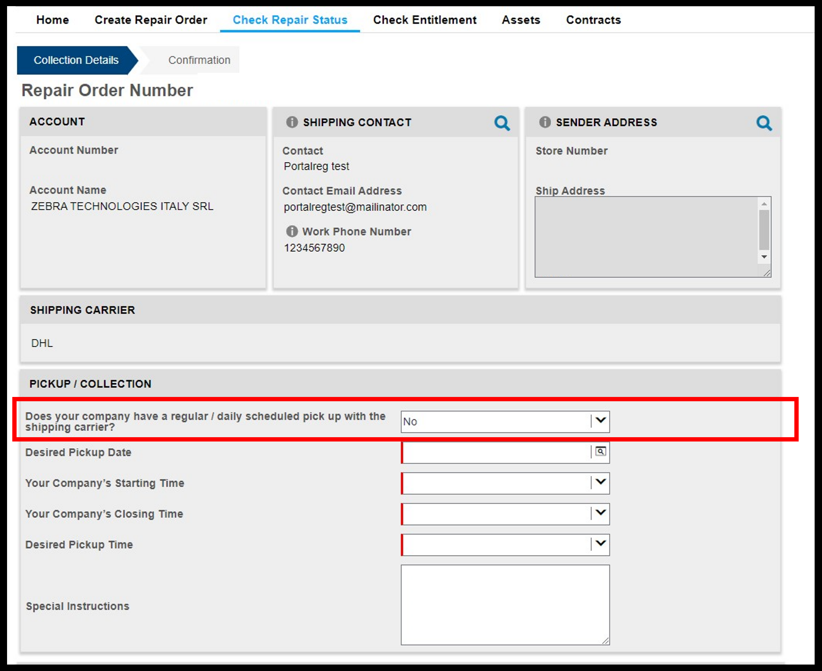 Generate a Shipping Label Screenshot 7