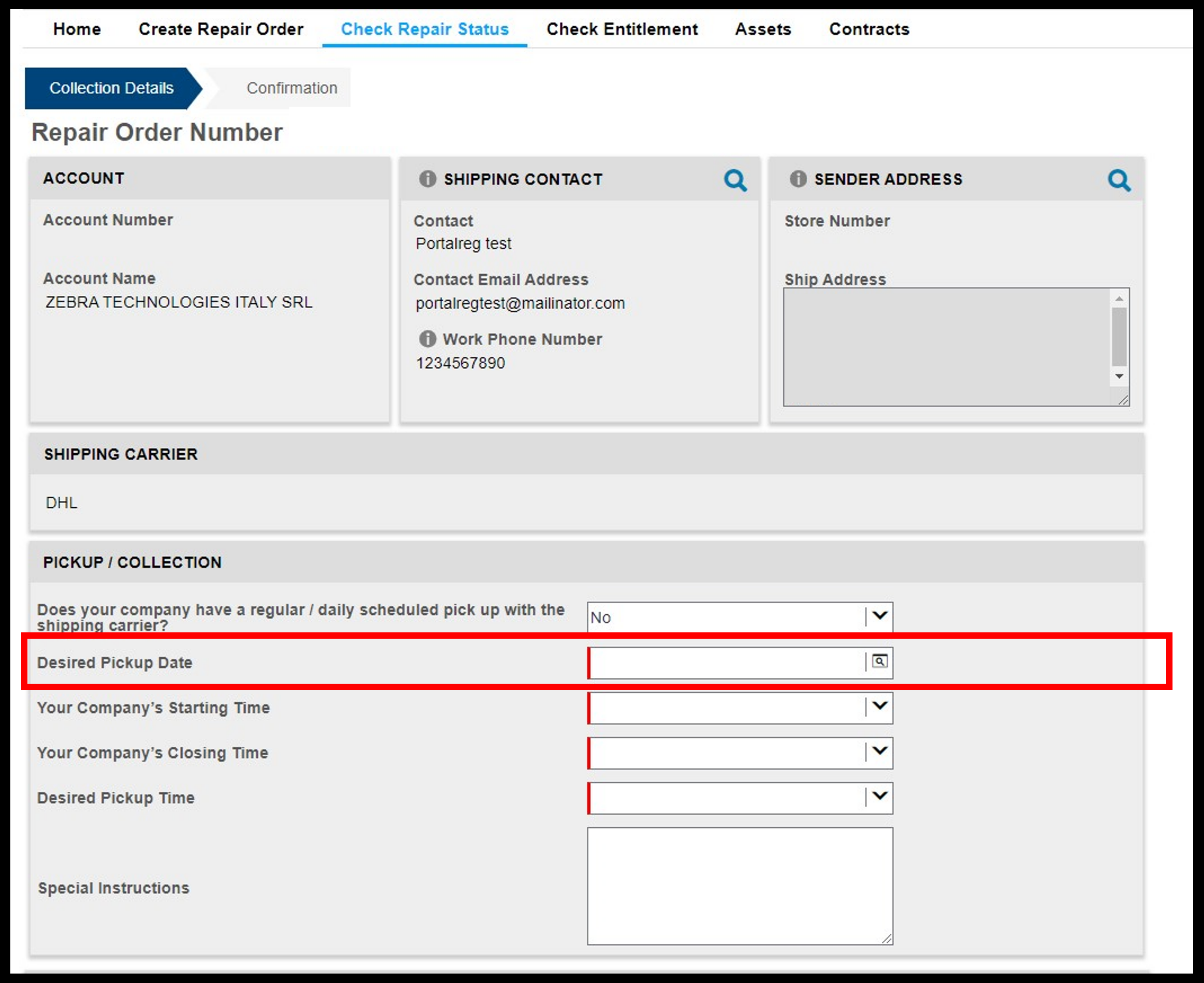 Generate a Shipping Label Screenshot 8