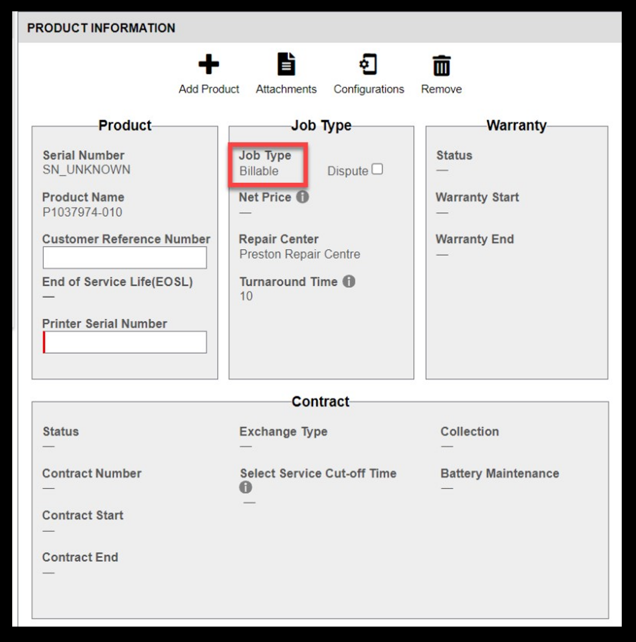 Printer Warranty Claim Screenshot 8