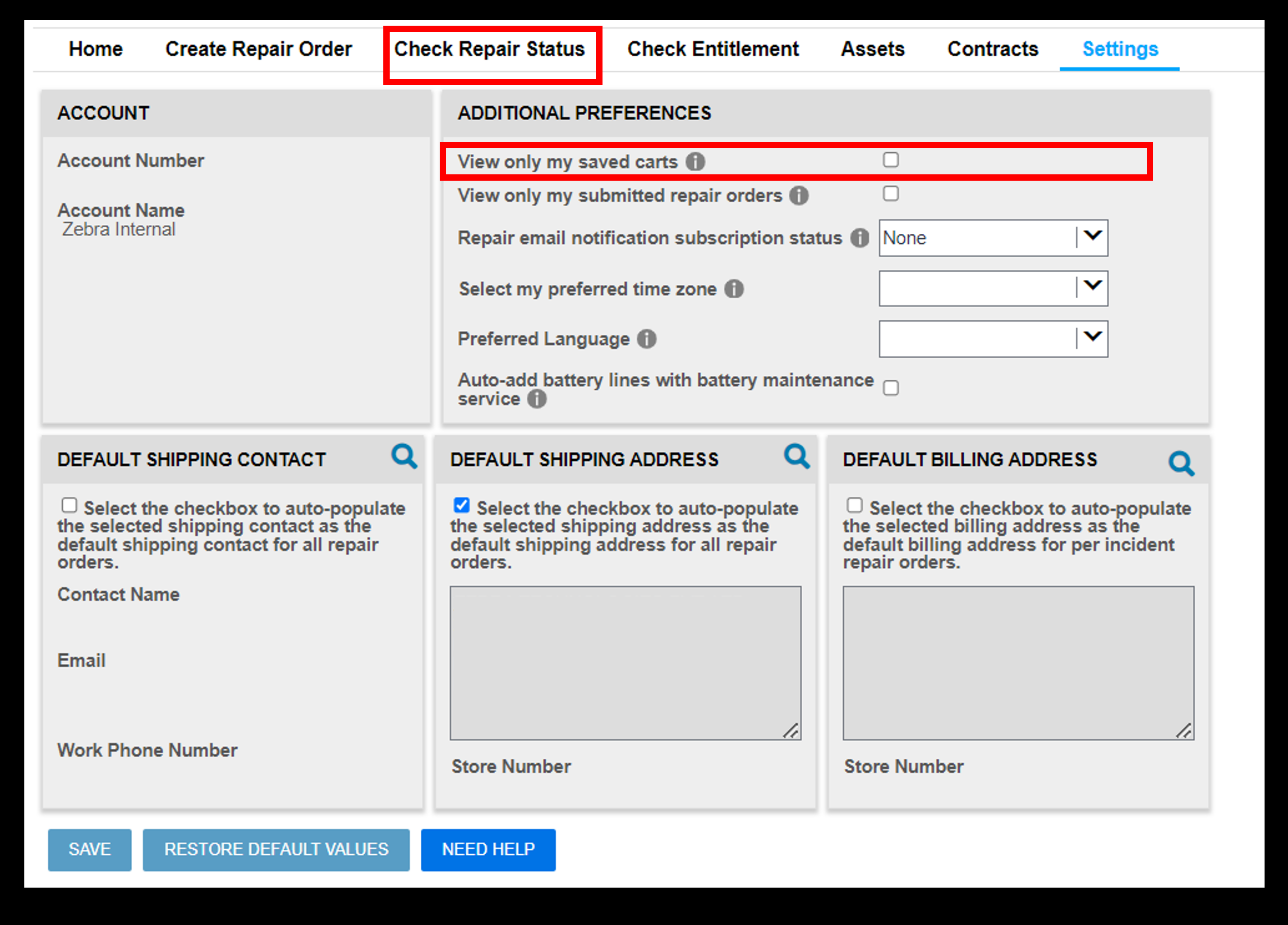 User Settings Repair Guides Screenshot 3