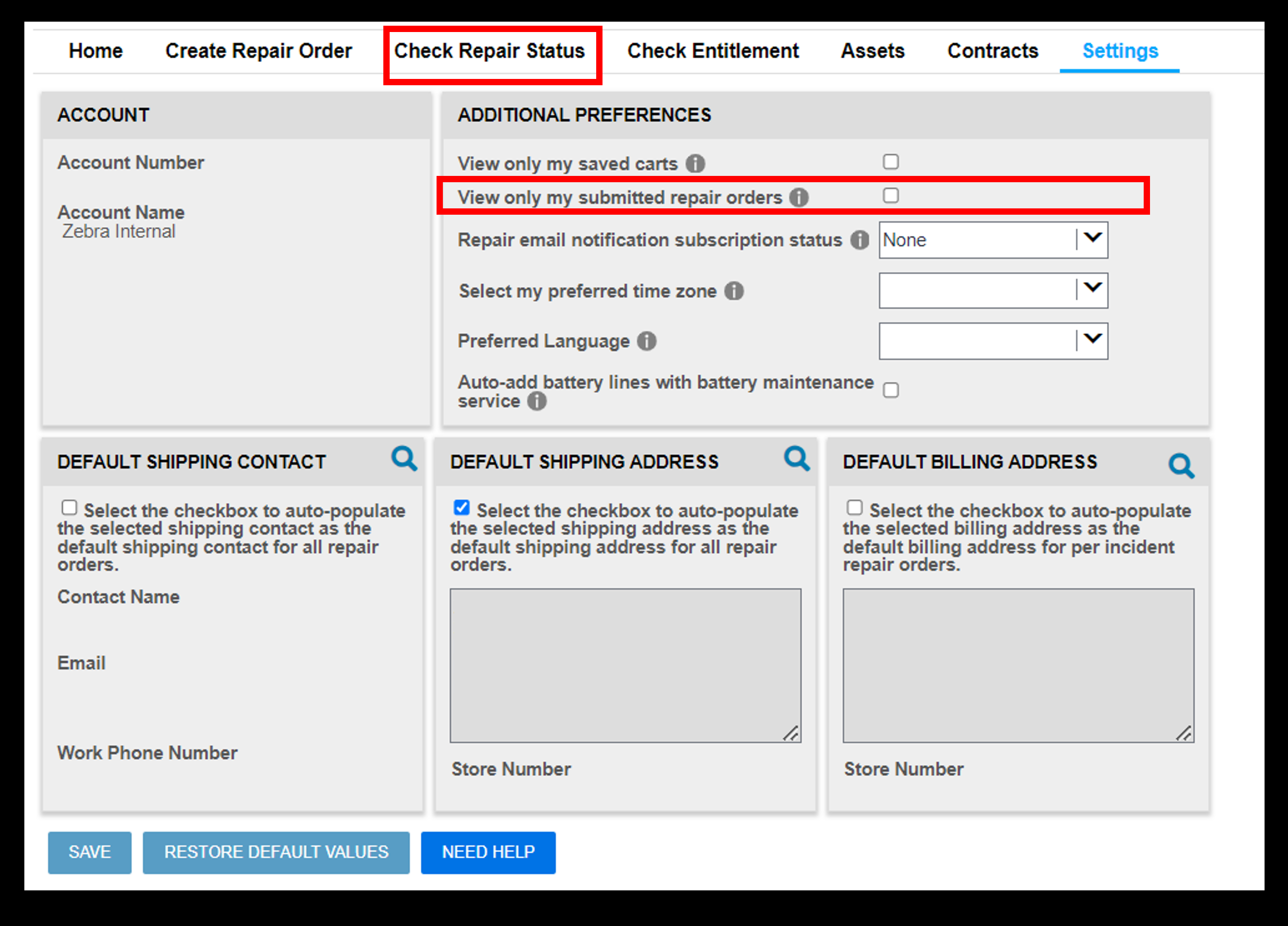 User Settings Repair Guides Screenshot 5