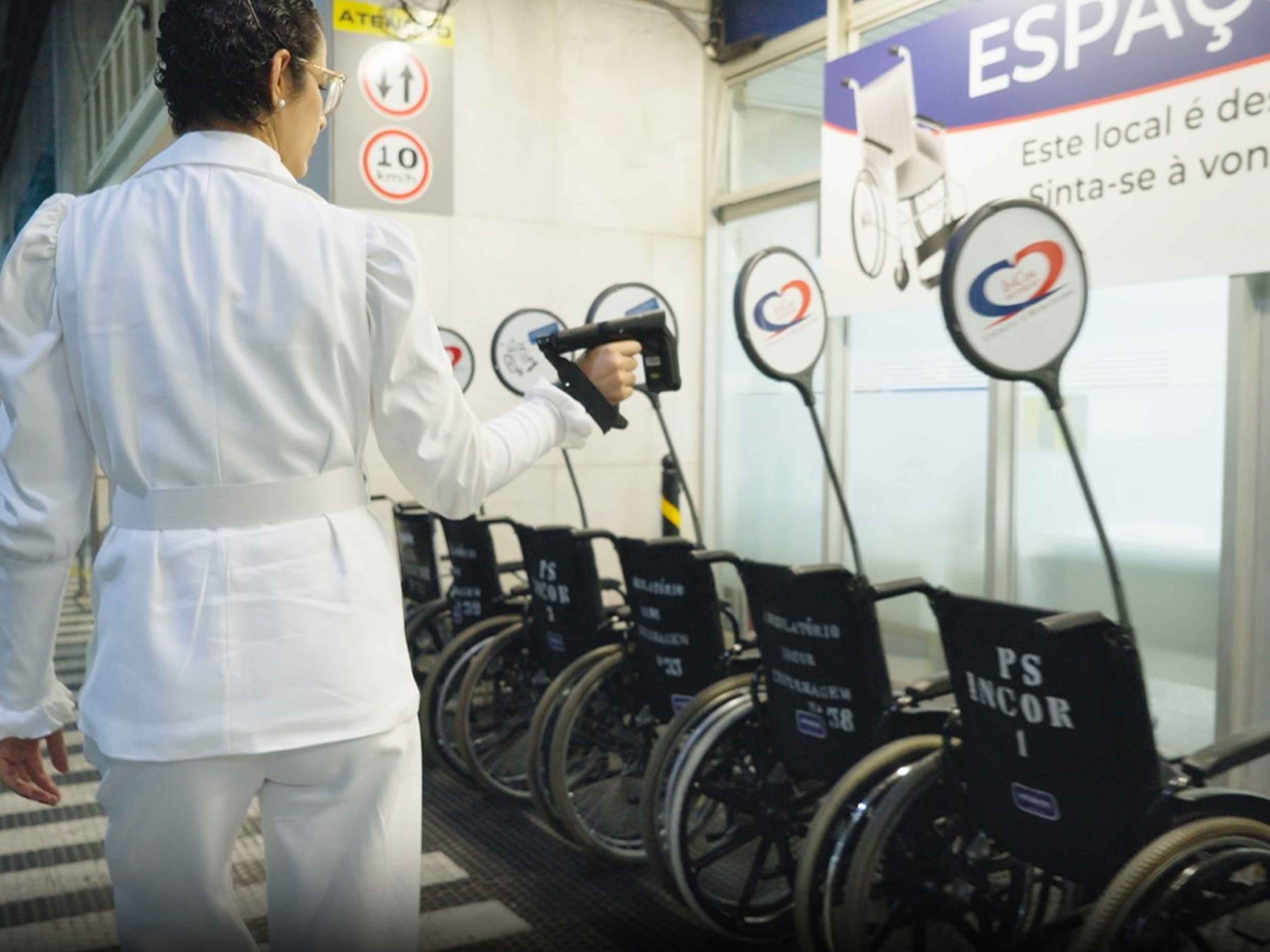 Zebra device at Instituto do Coração facilities 