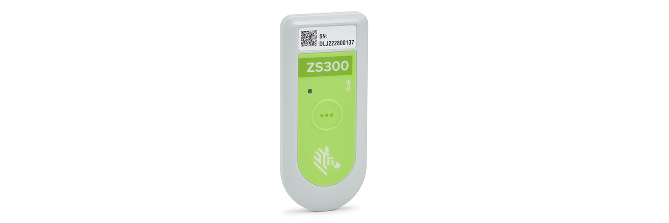 Zebra's ZS300 electronic sensor with cutting-edge temperature and location monitoring capabilities for enhanced supply chain intelligence.