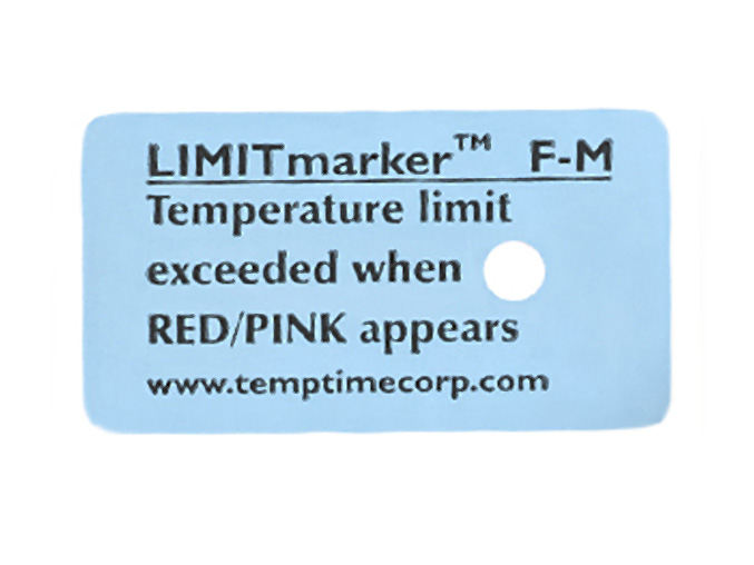 Zebra's heat indicator LIMITmarker, a temperature-sensitive device designed to indicate temperature threshold breaches.
