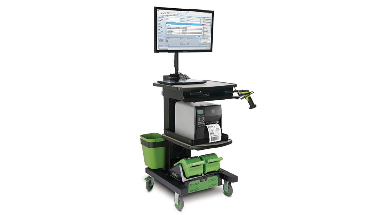 A mobile cart printer solution